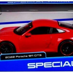 Maisto Porsche 911 GT3 Special Edition Red Diecast Model Car 1/18